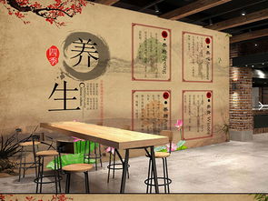 古韻生香 中國(guó)風(fēng)復(fù)古四季養(yǎng)生足療館背景墻與養(yǎng)生服務(wù)融合之道